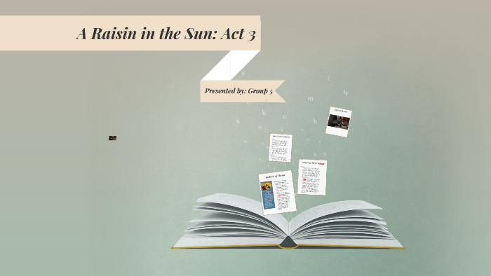 A Raisin In The Sun Summary Act 3
