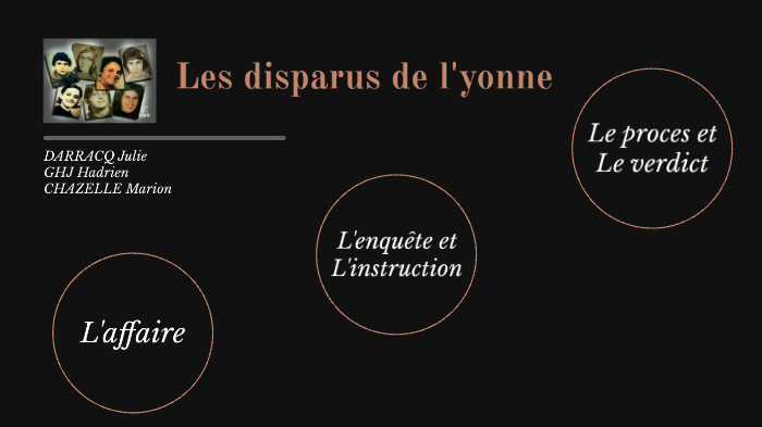 les disparus de l'Yonne by chazelle marion on Prezi