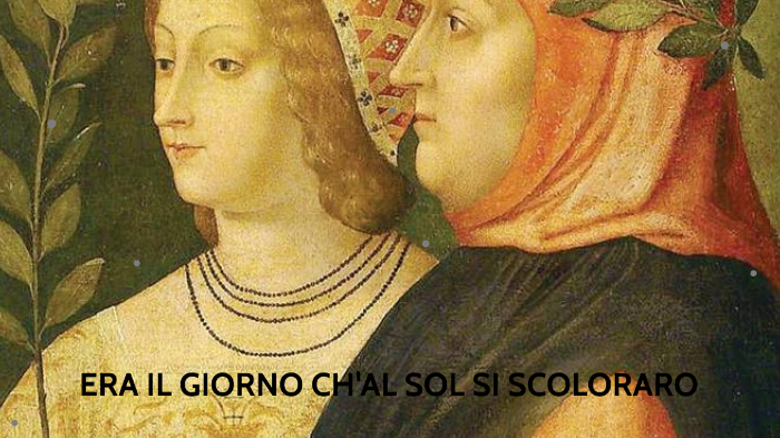 Era Il Giorno Ch'al Sol Si Scoloraro Figure Retoriche Era il giorno ch'al sol si scoloraro by sofia alberini on Prezi