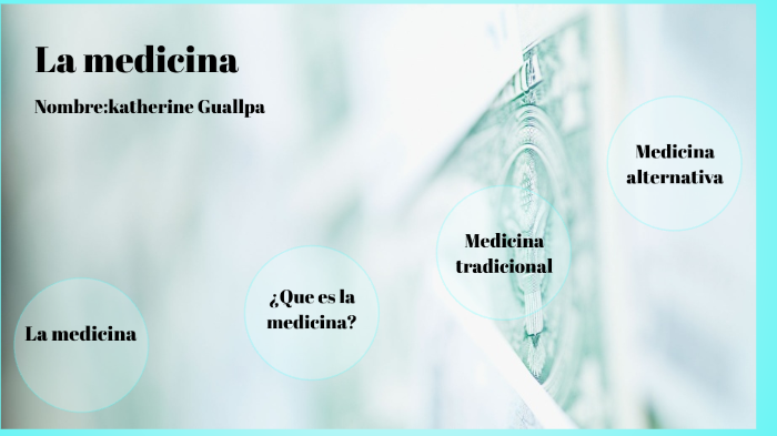 la medicina by Kathy Guallpa on Prezi