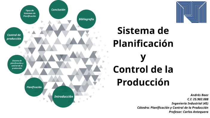 Sistema de Planificación y Control de la Producción by Andres Baez on Prezi