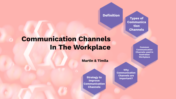 types of communication channels