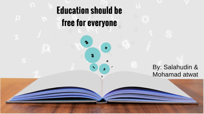 should education be free for everyone