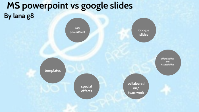MS ppt vs google slides by Sweet Bronze on Prezi