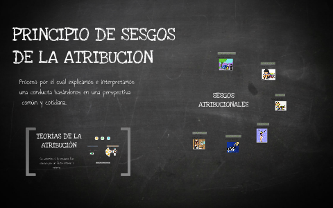 PRINCIPIO DE SESGOS DE LA ATRIBUCION by Diana Católico on Prezi