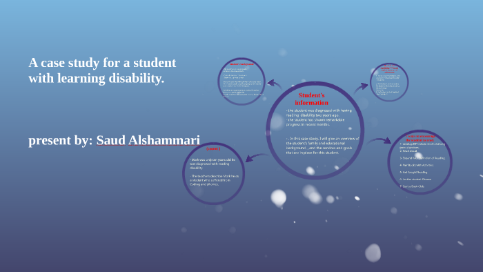 case study on student with learning disabilities