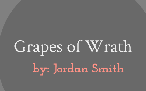 the grapes of wrath theme