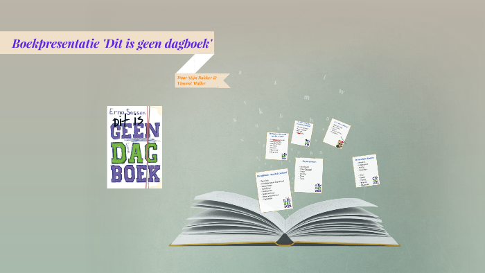 Boekpresentatie 'Dit is geen dagboek' by Vincent Muller