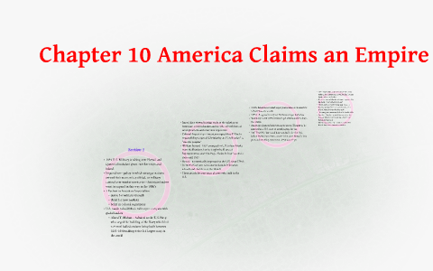 Chapter 10 America Claims an Empire by