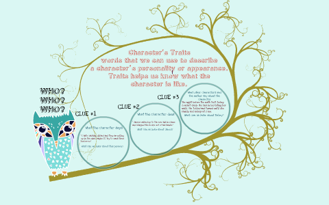 Character Traits Tree by Nicole Brown on Prezi