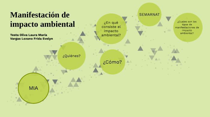 Manifestación de impacto ambiental by Frida Vargas Lozano on Prezi