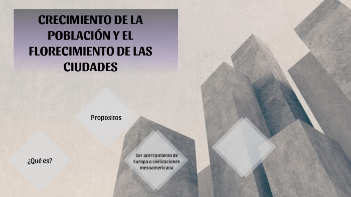 Crecimiento De Población Y Florecimiento De Las Ciudades prezi.com
