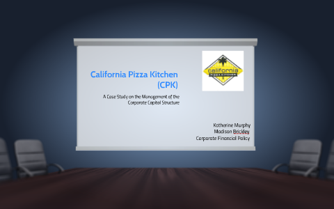 California Pizza Kitchen (CPK) A Case Study on the Manageme by M ...