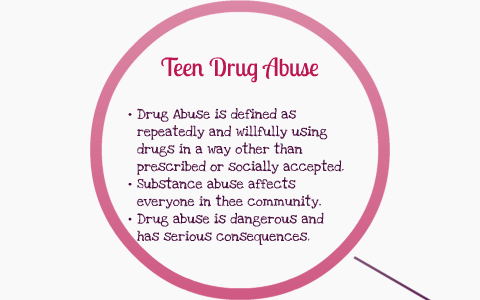 Teen Drug Abuse by on Prezi