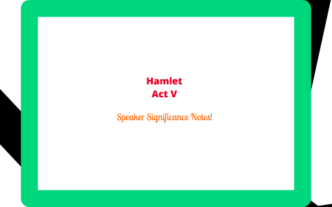 Jackin: Goodnight Sweet Prince Hamlet Meaning