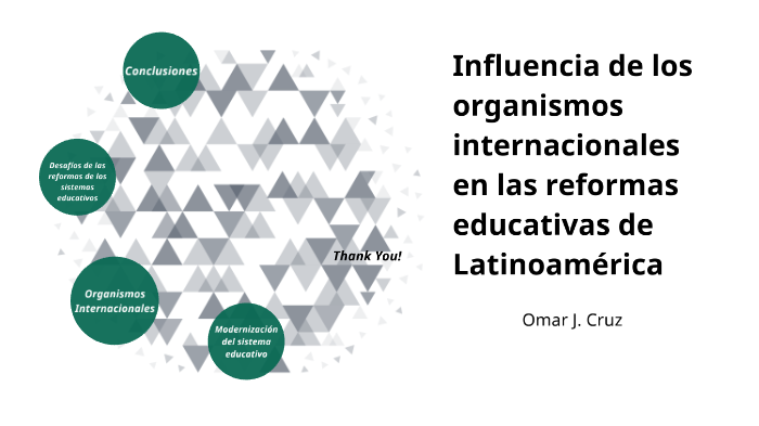 Influencia De Los Organismos Internacionales En Las Reformas Educativas ...