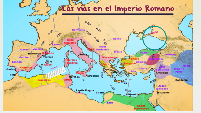 Las vías del Imperio Romano by Alba Bravo on Prezi