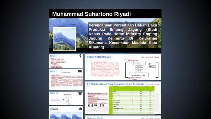 Perencanaan Persediaan Bahan Baku Produksi Emping Jagung St By Muhammad Riyadi