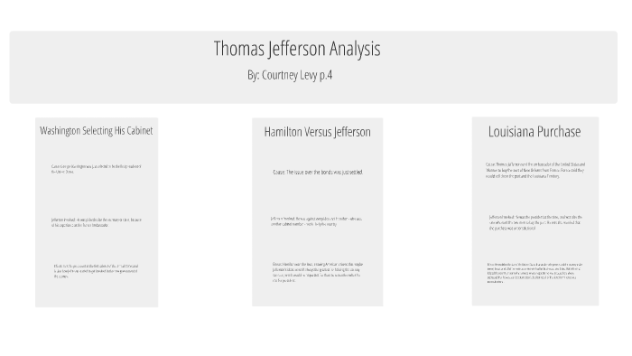 thomas jefferson analysis essay