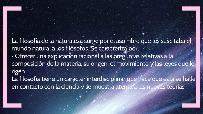 Las Cosmovisiones Y La Filosof a De La Naturaleza By Sara Chito Gomez
