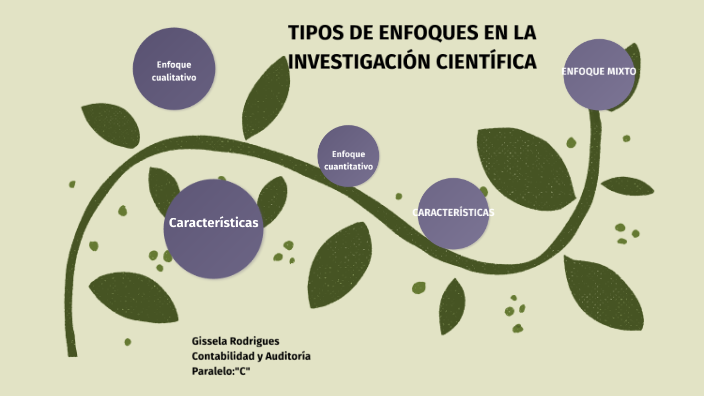 Tipos de Enfoques en la Investigación Científica by Llisbeth Lliguin on