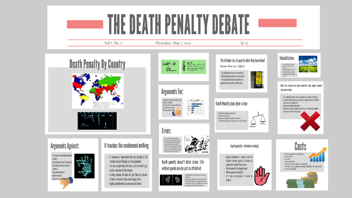 debate essay on death penalty