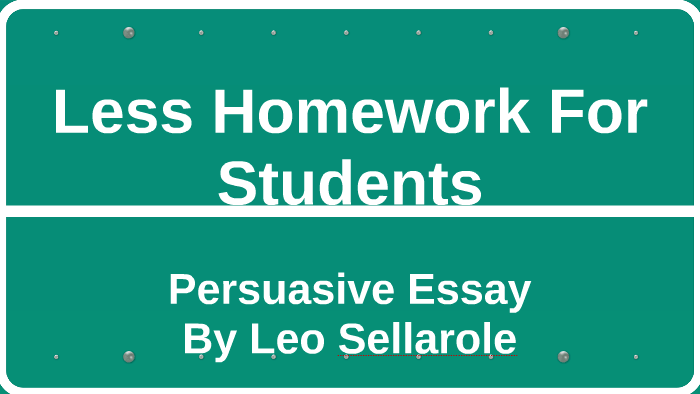 students need less homework and more relax time