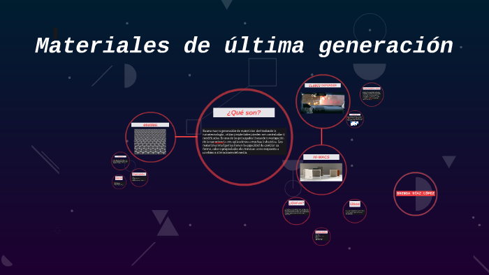 Materiales de última generación by Brenda Díaz López on Prezi