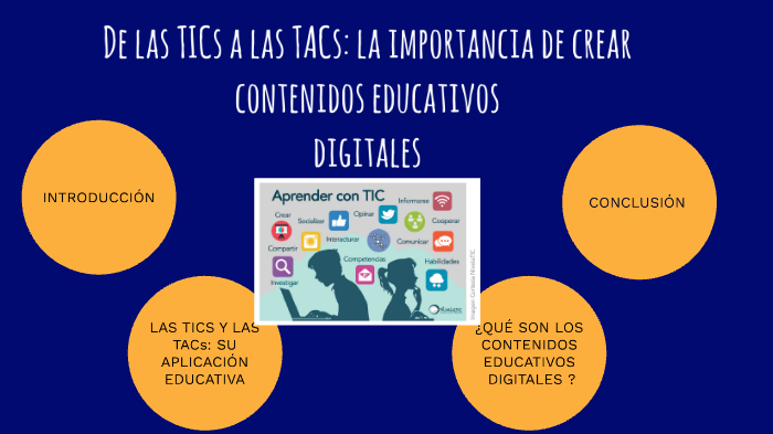 De las TICs a las TACs: la importancia de crear contenidos educativos