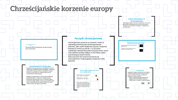 Chrześcijańskie korzenie europy by Adam Żelem on Prezi