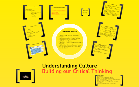 critical thinking in culture