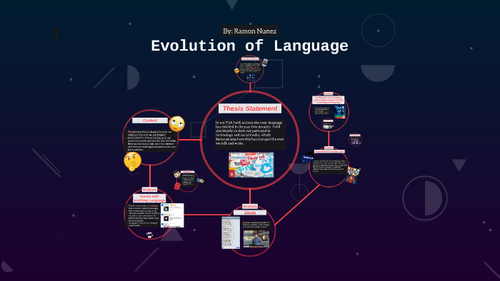 Evolution of Language by Ramón Núñez Peña on Prezi