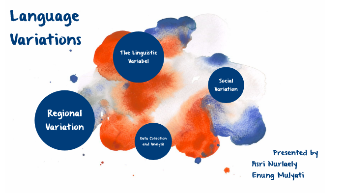 types of linguistics variation