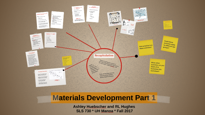 Materials Development Part 1 by Rachel Hughes on Prezi