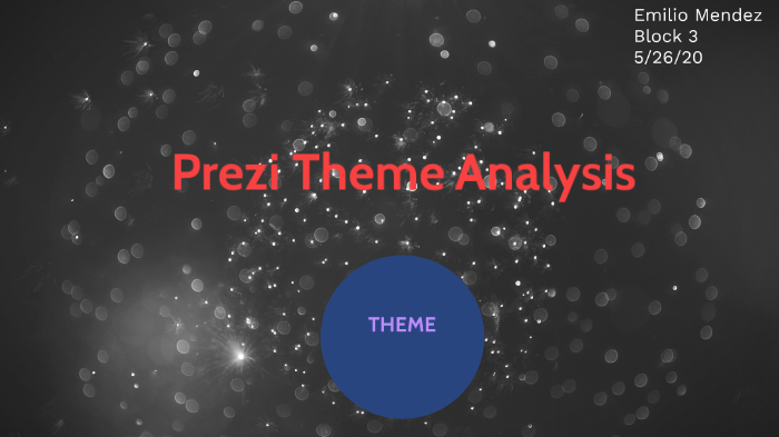 Prezi Theme Analysis Final Pt.3 by Emilio Mendez on Prezi