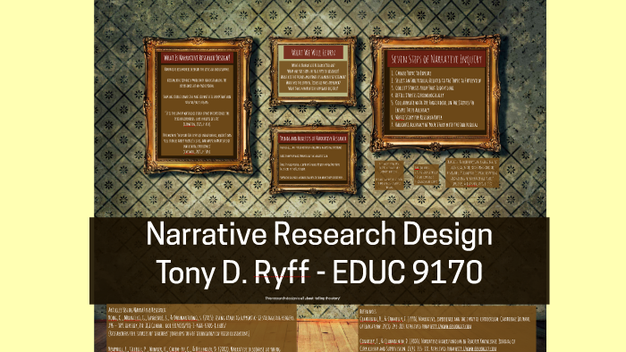 types of narrative research design