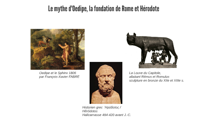 Le Mythe D Oedipe La Fondation De Rome Et Herodote By Sophie P