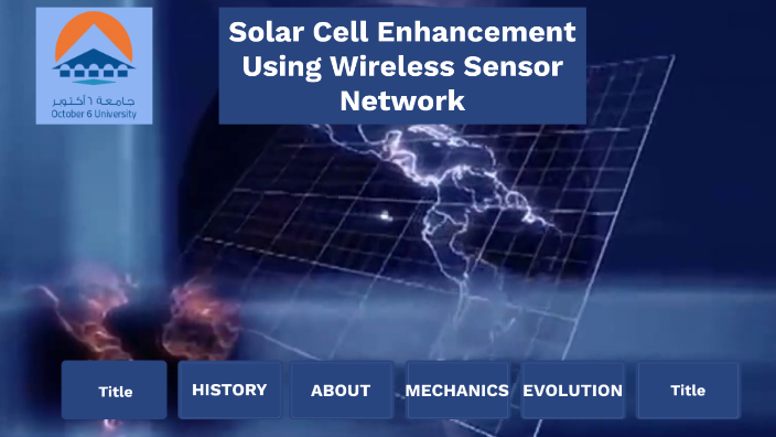 Solar Cell Enhancement Using Wireless Sensor Network by Anas ElSayed on ...