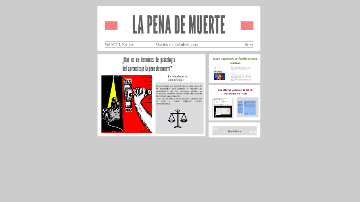 LA PENA DE MUERTE by Sara Muñoz Herrero on Prezi