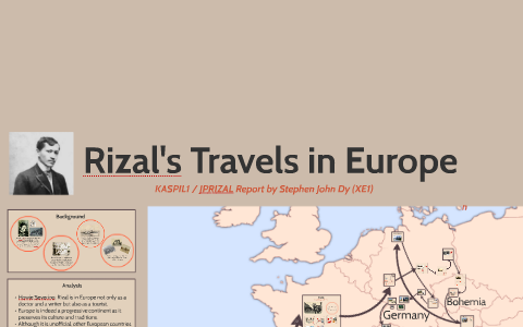 rizal travel in europe