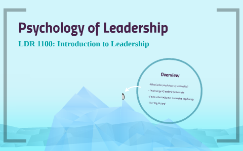 phd psychology of leadership