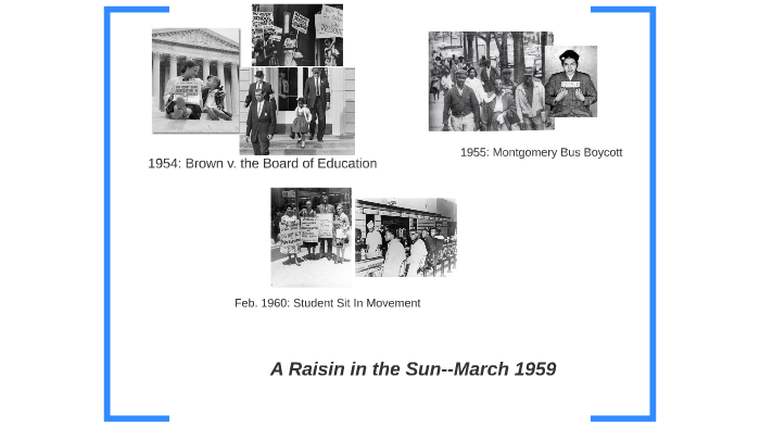 a raisin in the sun american dream thesis