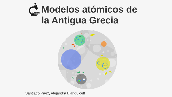 Modelos atómicos de la Antigua Grecia by Alejandra Blanquicett