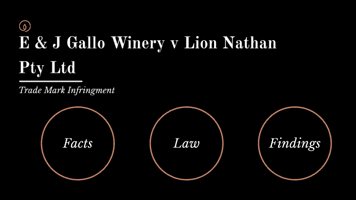 Ej Gallo V Lion Nathan By Edward Green