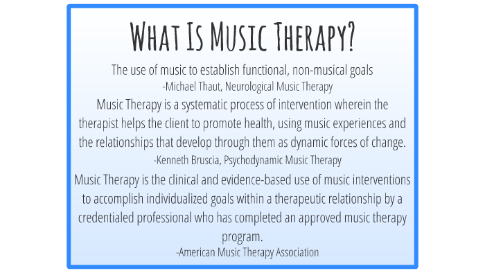 Music Therapy Personal Statement