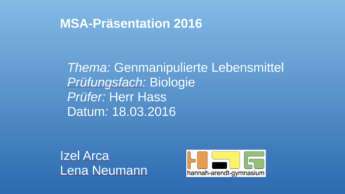 Msa Prasentation 2016 By Philipp Neumann