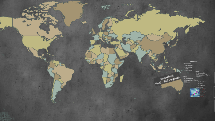 Neuseeland Nord Sud Vergleich By Charlotte Muller