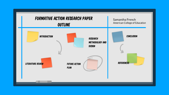 action research paper outline