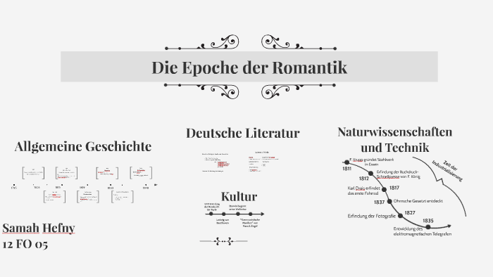 Merkmale Der Epoche Der Romantik Die Epoche der Romantik by Samah Hefny on Prezi