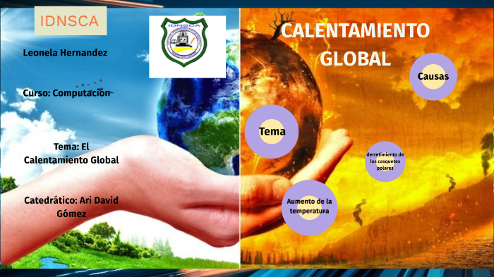 CALENTAMIENTO GLOBAL by Leonela Hernandez on Prezi